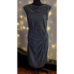 Grey Twist Sheath Dress